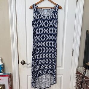 Sunday size small sleeveless high, low hem dress